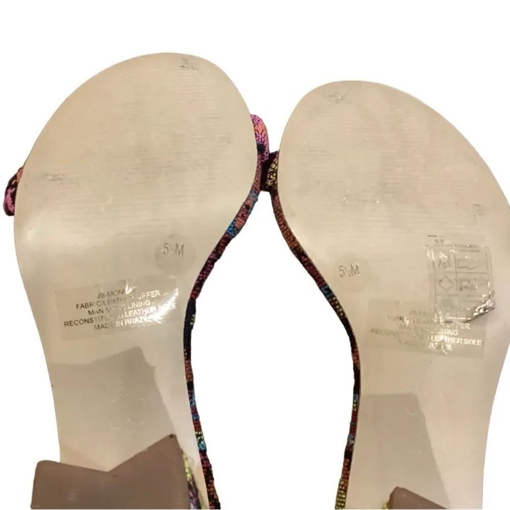 Jessica Simpson 5.5 Monrae Aztec Block Heel - Picture 11 of 14